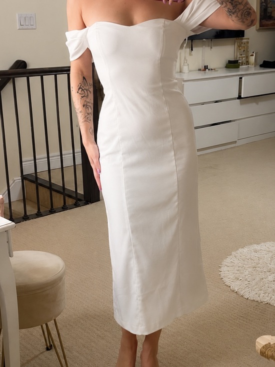 Abercrombie & Fitch Dresses & Skirts - Abercrombie & Fitch | White Off The Shoulder Dress | Size S